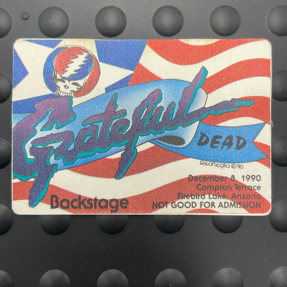 Grateful Dead Backstage Pass 12/8/90